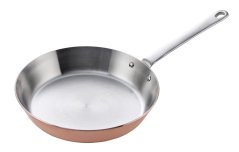 Pánev 24 cm měď "ZKUS MĚ" Maitre