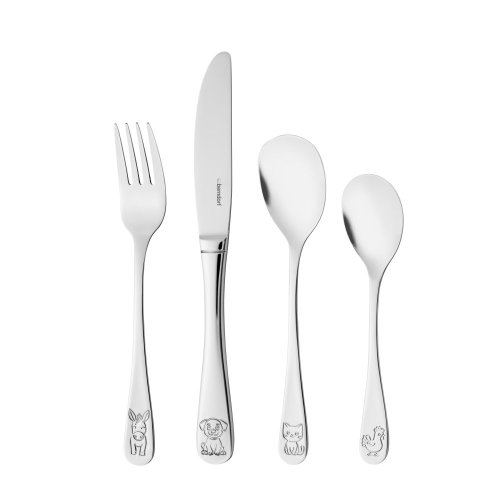 DĚTSKÁ 4 ks příborová sada zelená