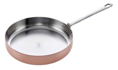 Hluboká pánev 24 cm měď Maitre